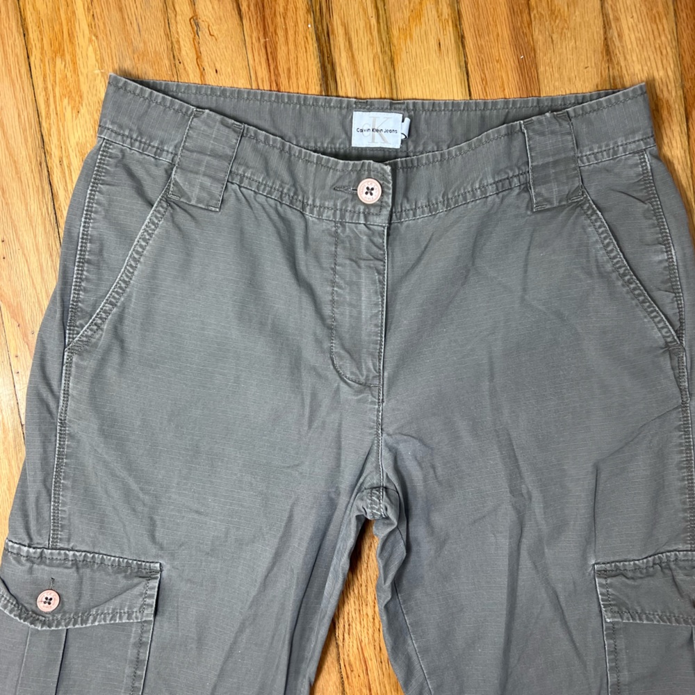 Vintage Calvin Klein Baggy Cargo Style Pants/Capris